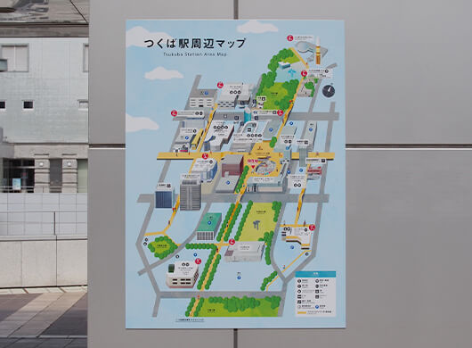 つくば駅周辺マップ