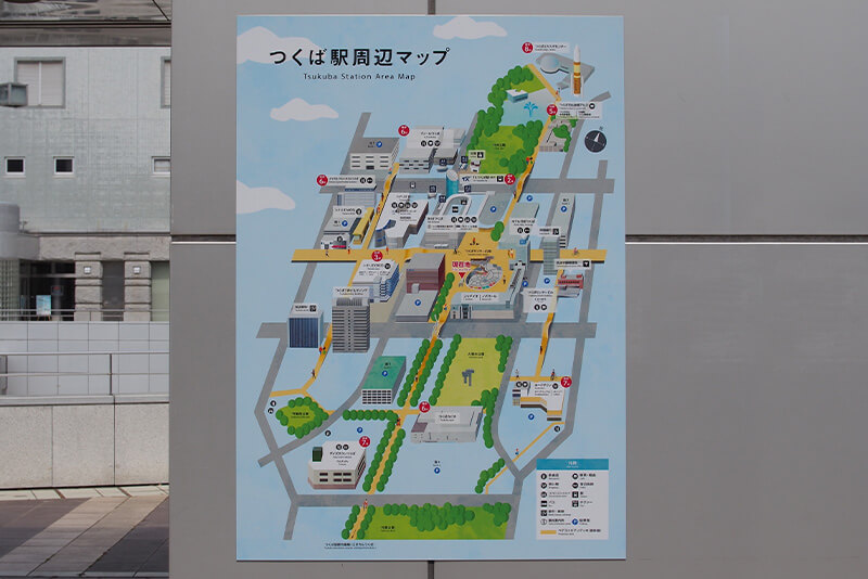 つくば駅周辺マップ