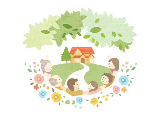 訪問看護ステーションこころ イラスト