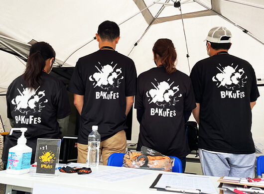 爆破体験フェス ノベルティグッズ